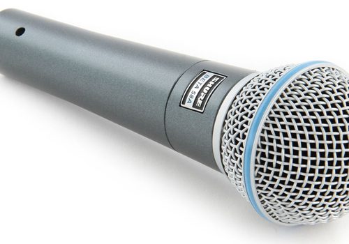 Noleggio Microfoni Palmari Shure Beta58 A (Microfoni Gelato).